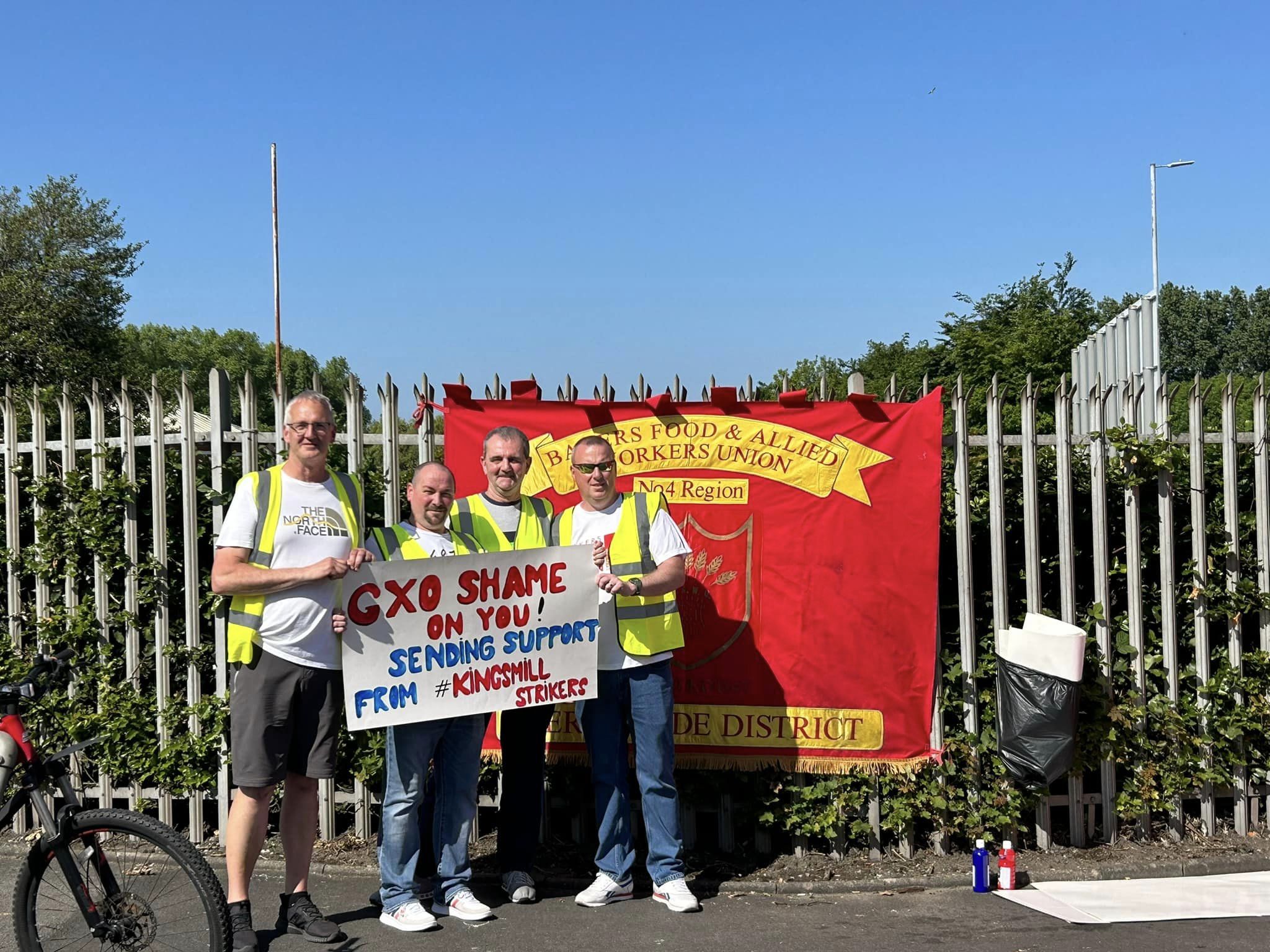 BFAWU members at Allied Bakeries in Liverpool are out on Strike