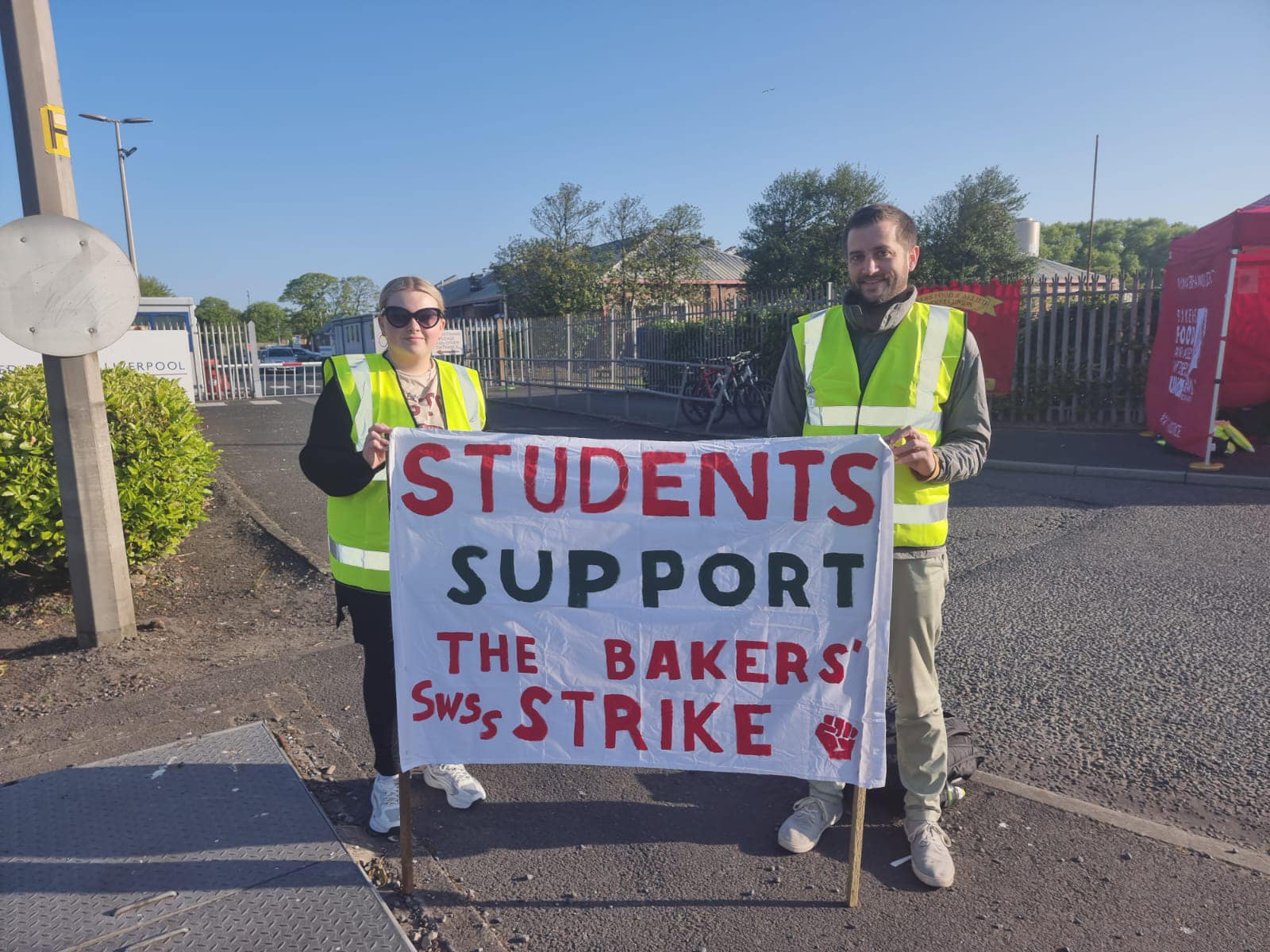 BFAWU members at Allied Bakeries in Liverpool are out on Strike